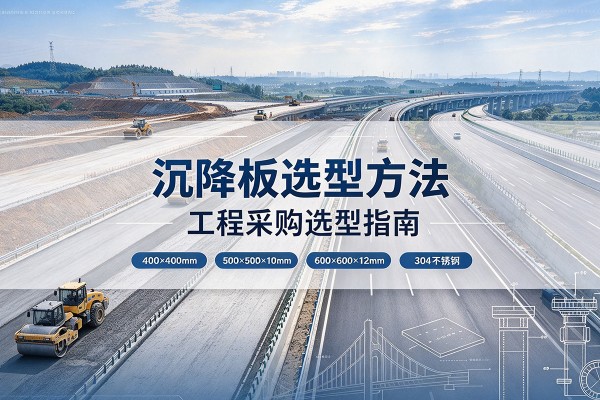 夏河沉降板选择方法